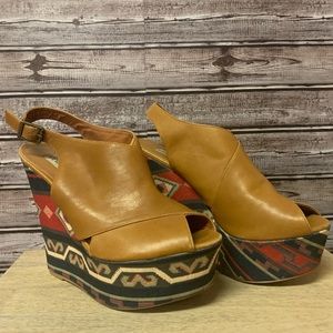 Steve Madden Southwest Print Platform‎ Wedges